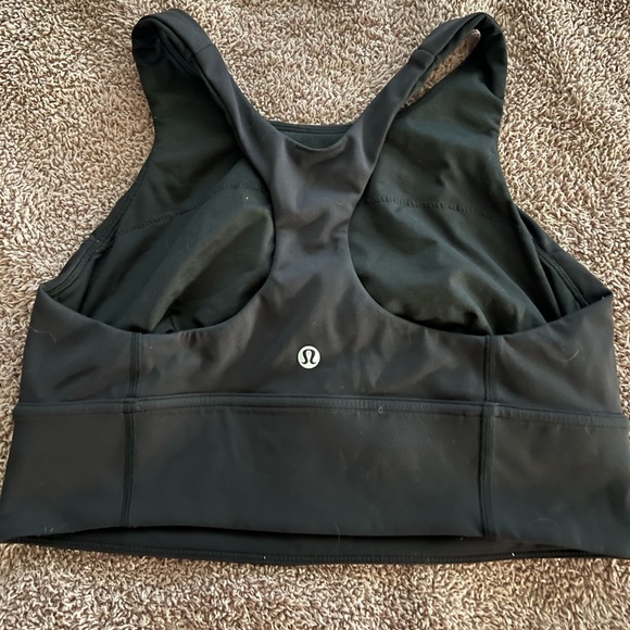 Lululemon Wunder Train Long-Line Bra *Medium Support black size 10 - Picture 4 of 4